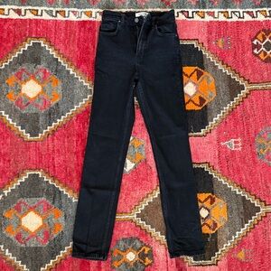 Reformation black jeans 24